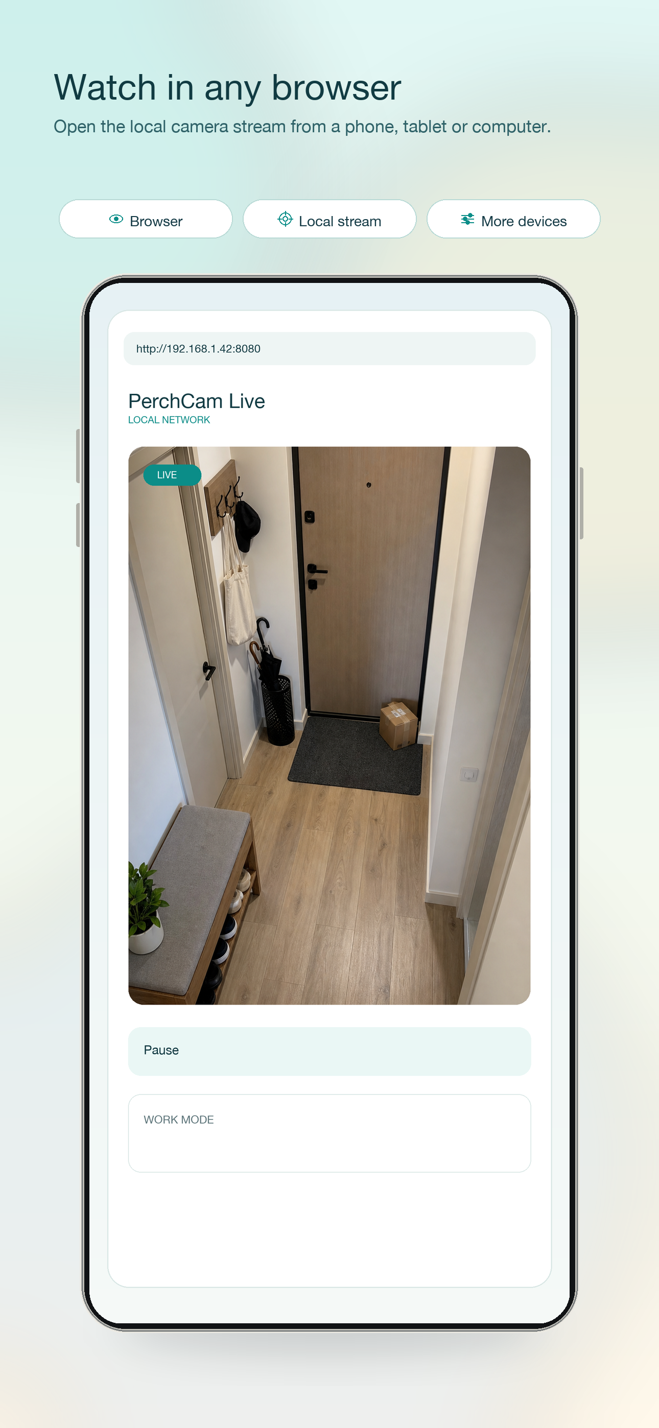 PerchCam iPhone App Store screenshot 6